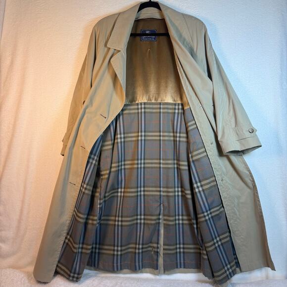 Burberrys Prorsum Collection Trench Coat w/Zip In Wool Insert Women’s Size 10P - Picture 6 of 16